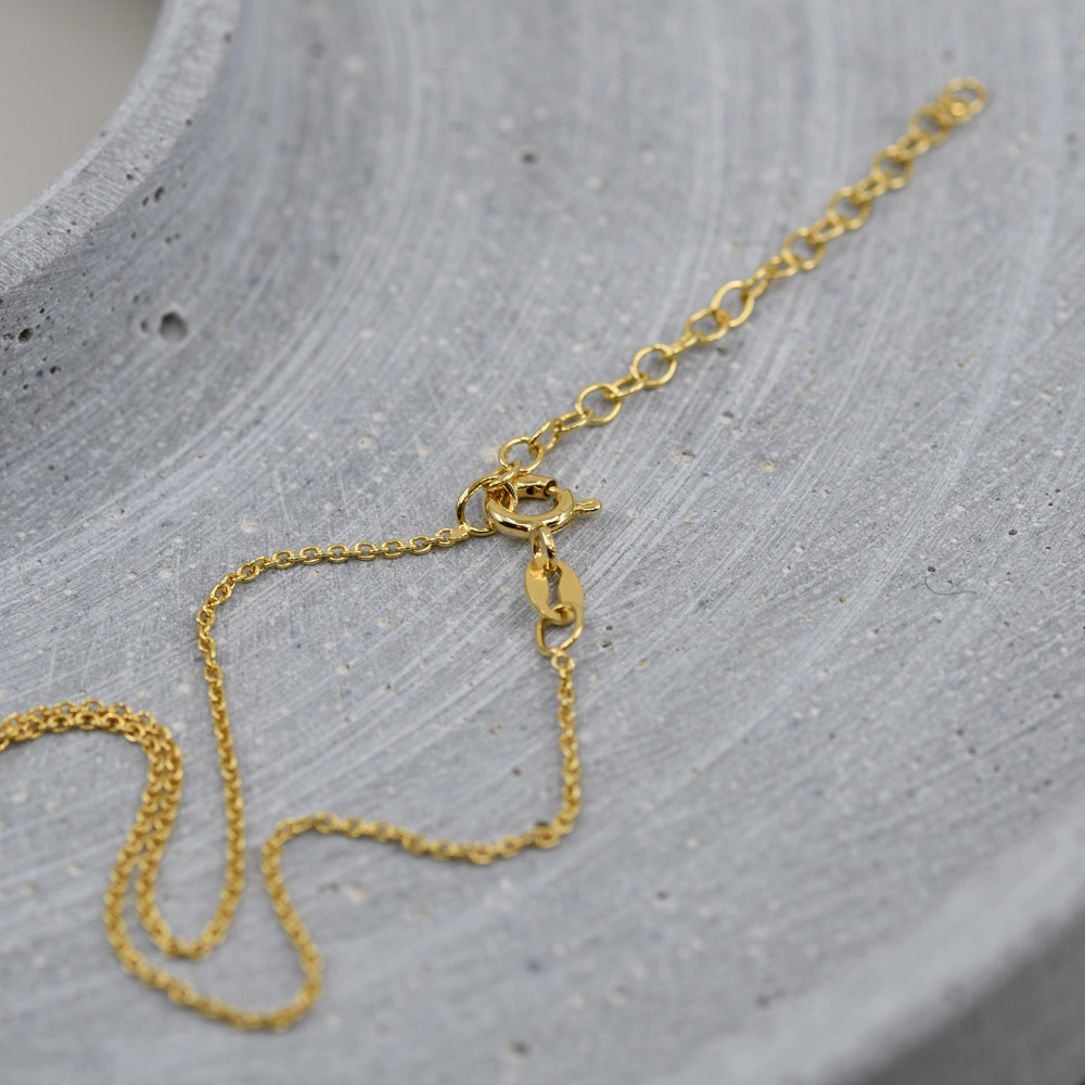 Anker-Kette vergoldet gelb 50+3 – Bild 2