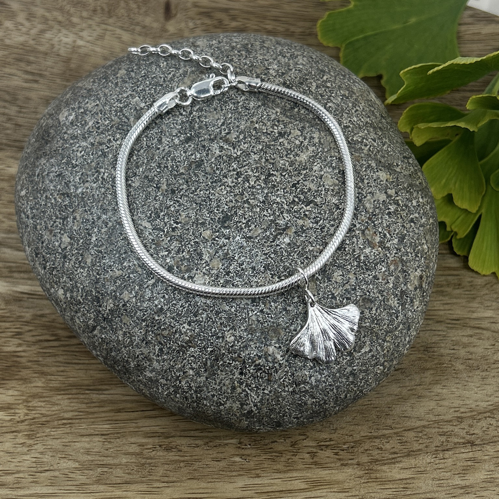 Armband mit Ginkgo-Blatt – Bild 3