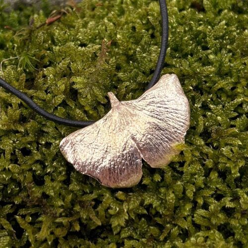 Ginkgo Blatt Rotgold