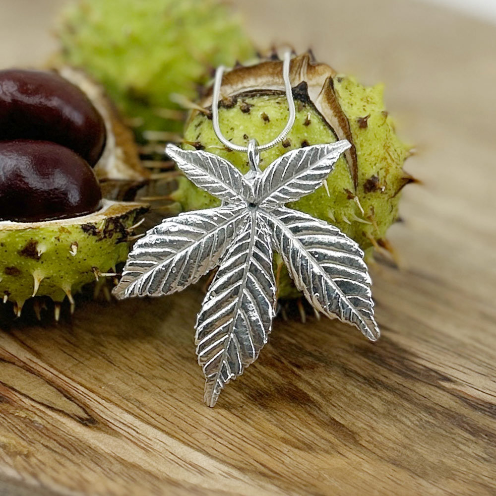Kastanienblatt Schmuck