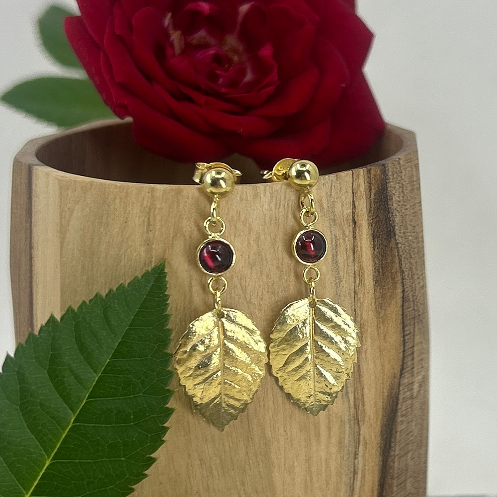 Rosenblatt-Ohrschmuck