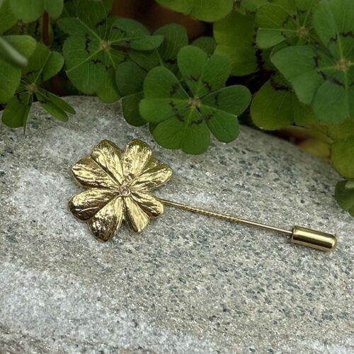 Kleeblatt Anstecknadel