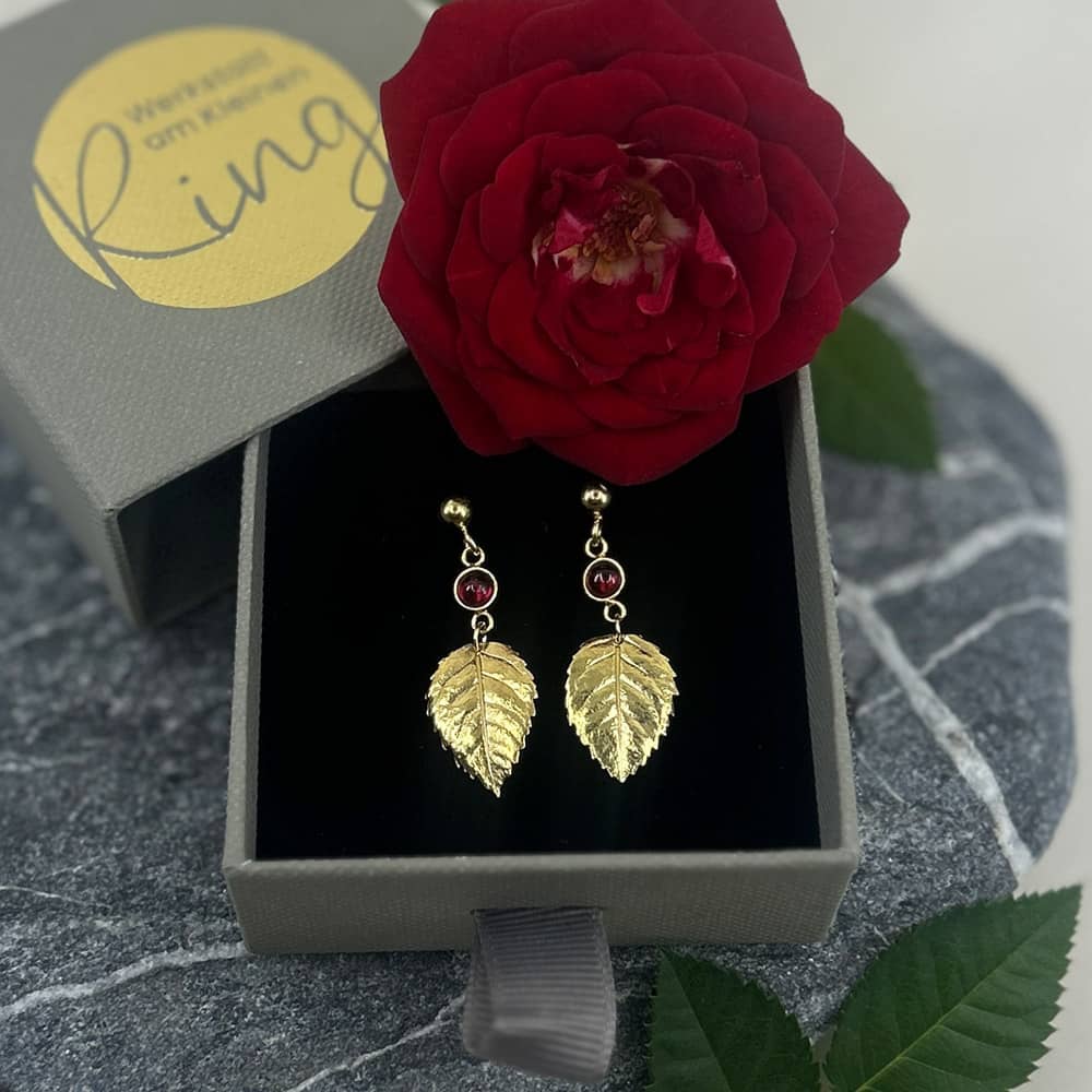 Ohrschmuck Rosenblatt