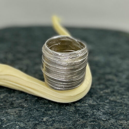 Mitsuro Hikime Ring Silber
