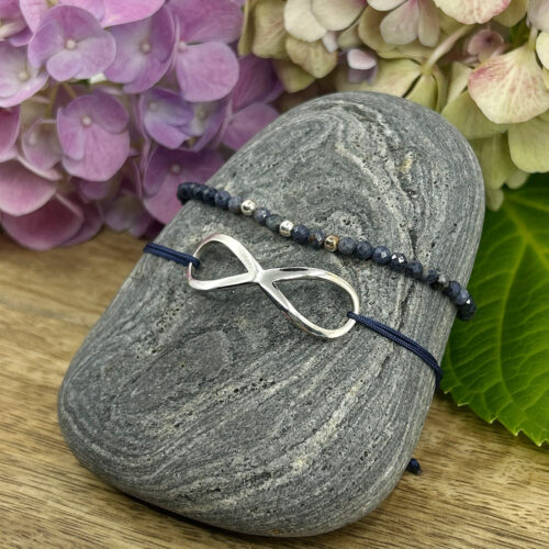 Infinity Saphir Armband
