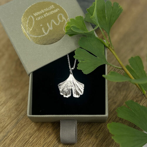 Ginkgo Blatt Anhänger