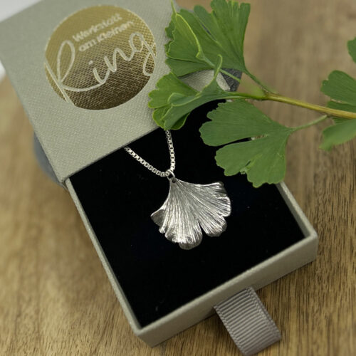 Ginkgo Blatt Anhänger
