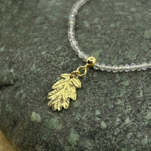 Labradorit Armband Eichenblatt