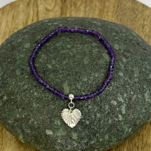 Veilchen Armband Silber