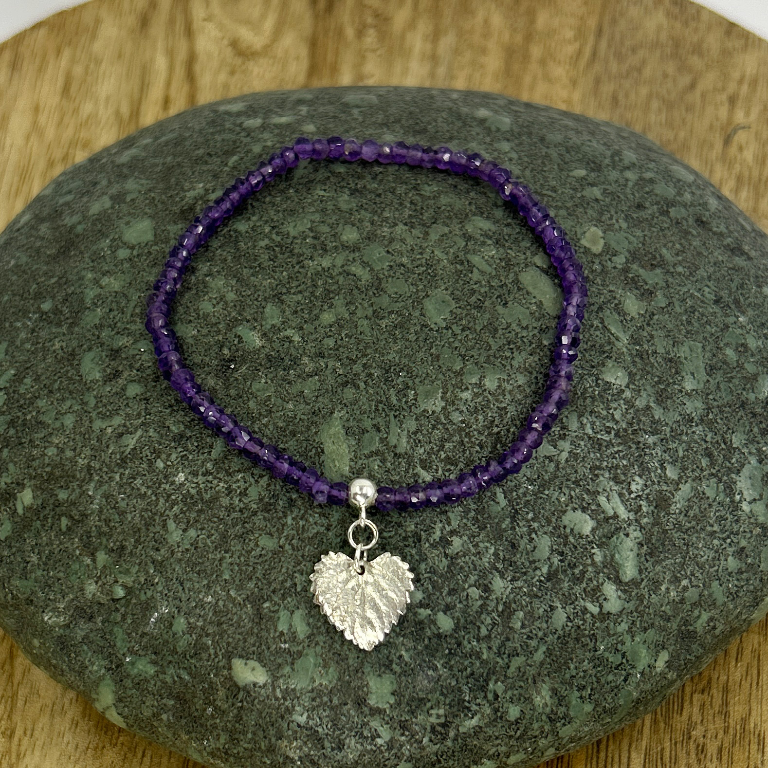 Veilchen Armband Silber