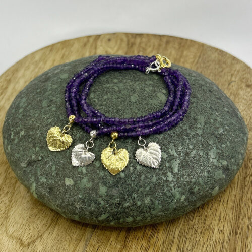 Veilchen Armband Amethyst