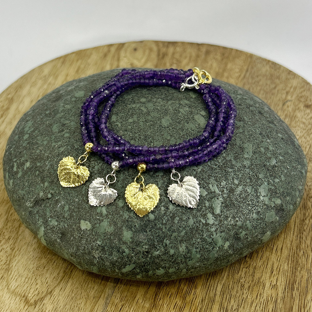 Veilchen Armband Amethyst
