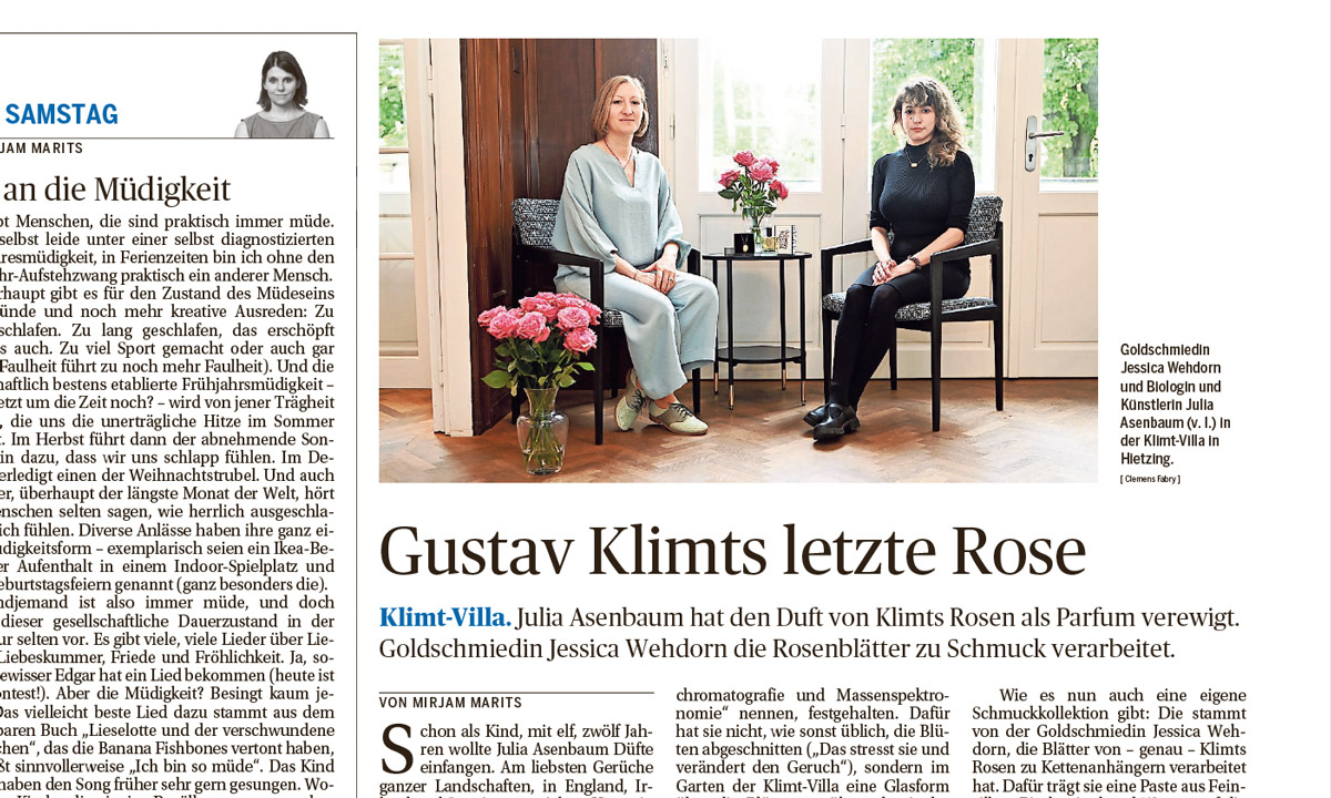 Presse 2 Klimt Rose